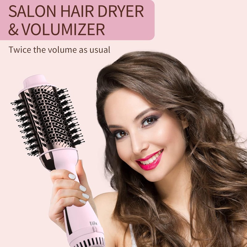 Umeely Hair Dryer Brush Blow Dryer in One, Upgraded 4 in 1 Hair Dryer and Styler Volumizer with Negative Ion Anti-frizz Ceramic Titanium Barrel Hot Air Hair Straightener Brush - Image 4